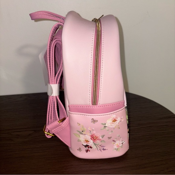 Loungefly Disney Princess Group Pink Mini Backpack - Picture 2 of 4